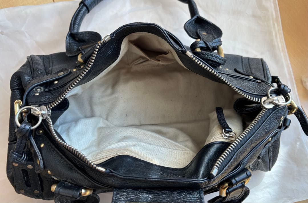Chloe クロエ　パディントン　ハンドバッグ　ブラック