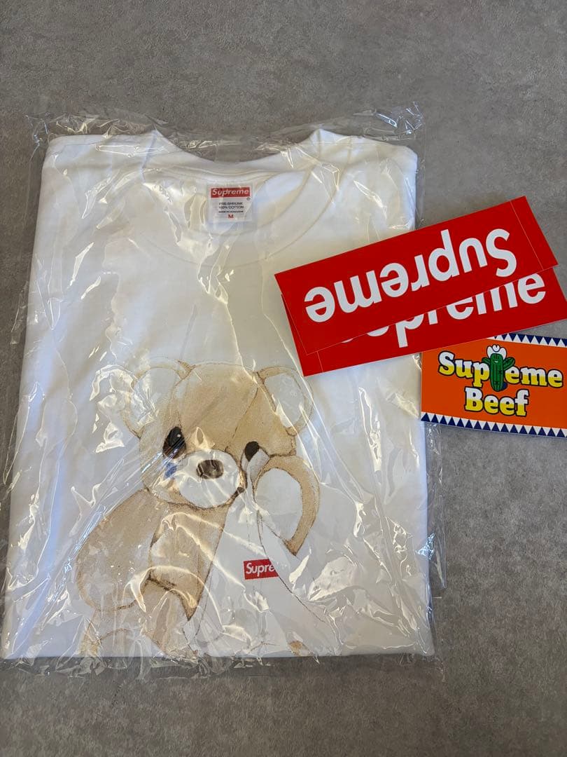 新品未開封　Supreme Bear Tee ホワイト M