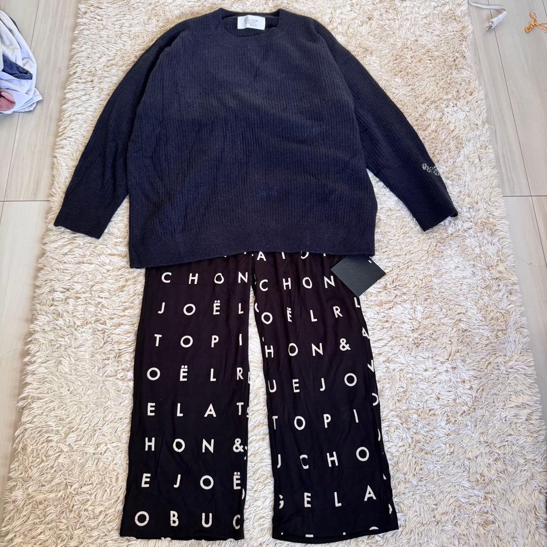 JOEL ROBUCHON & GELATO PIQUE ルームウェア ブラック