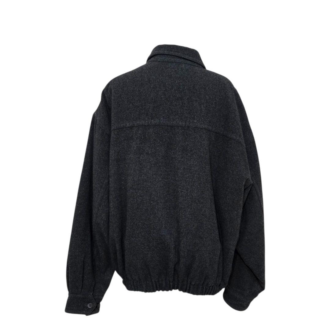 LACOSTE　ウールジャケット【4】チャコールグレー　ラコステ　スイングトップ