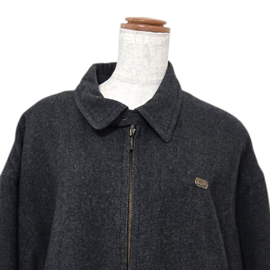 LACOSTE　ウールジャケット【4】チャコールグレー　ラコステ　スイングトップ