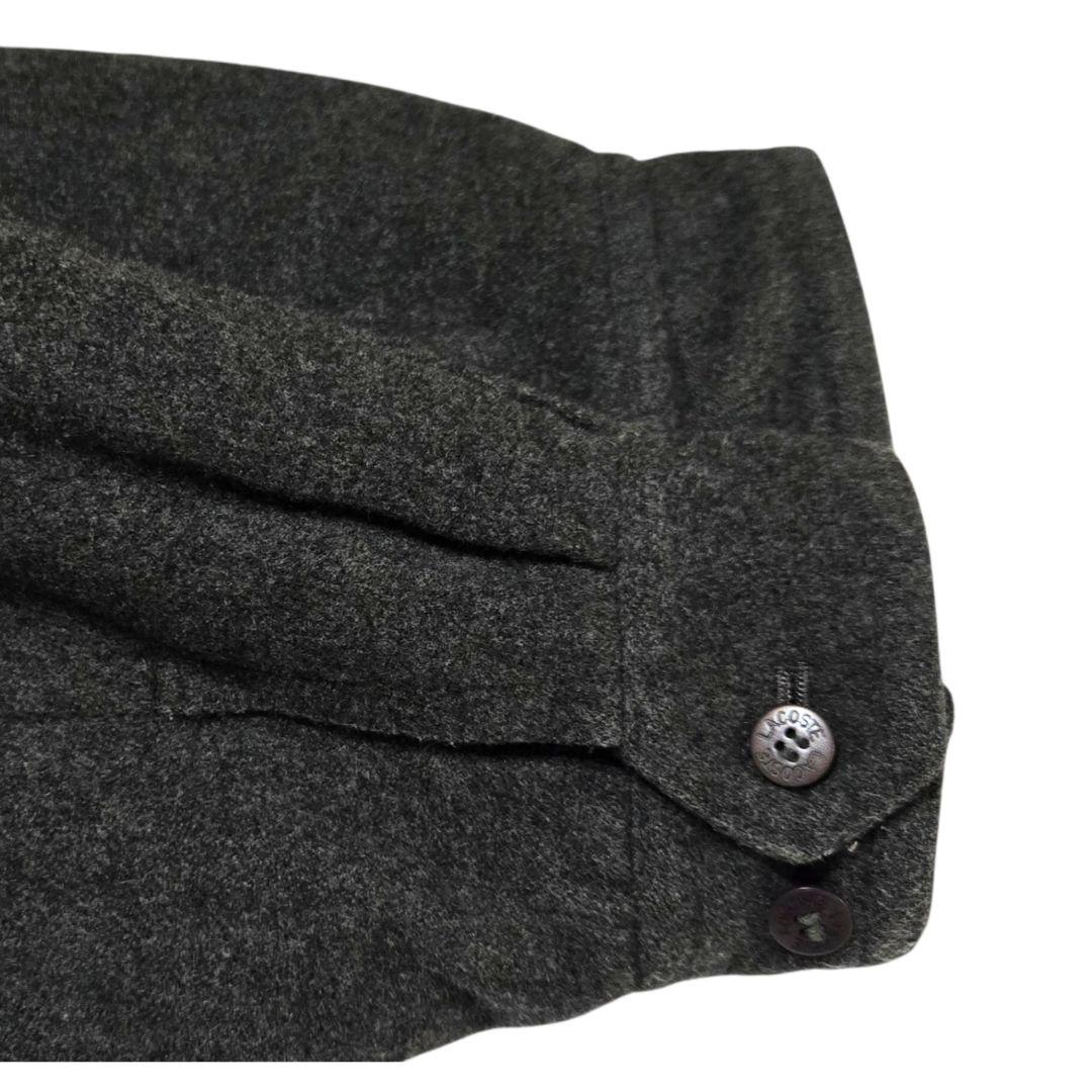 LACOSTE　ウールジャケット【4】チャコールグレー　ラコステ　スイングトップ