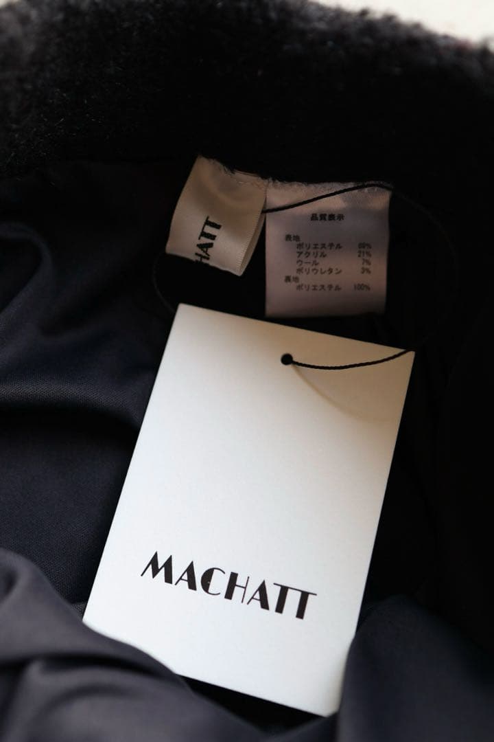 MACHATT マチャット ブークレニット スカート 黒