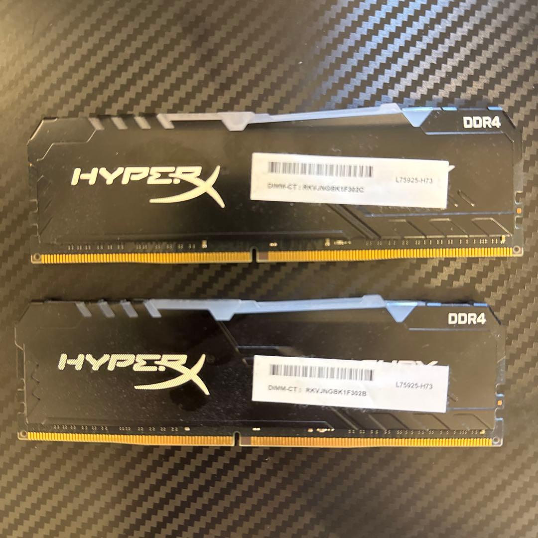 Kingston hyperX DDR4 3200 16gb ×2