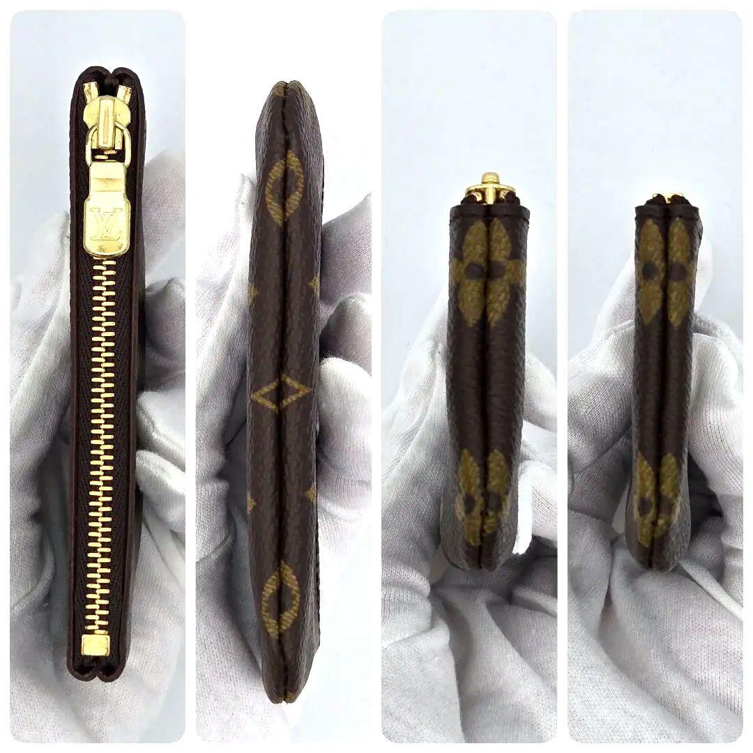 【極美品】ルイヴィトン モノグラム ポシェット クレ ケース 小銭入れ
