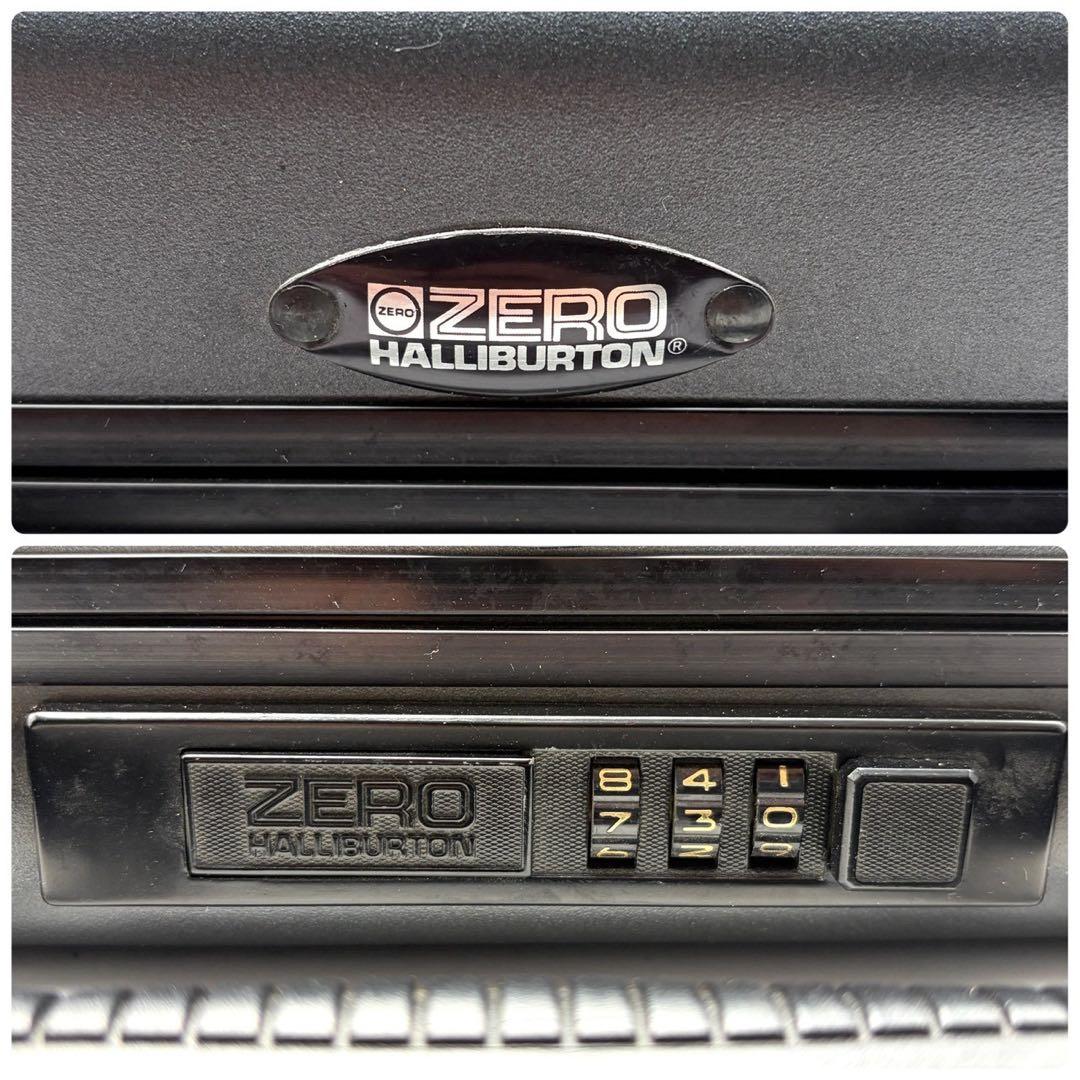 極美品 ゼロハリバートン ガンメタ アタッシュケース ダイアルロック