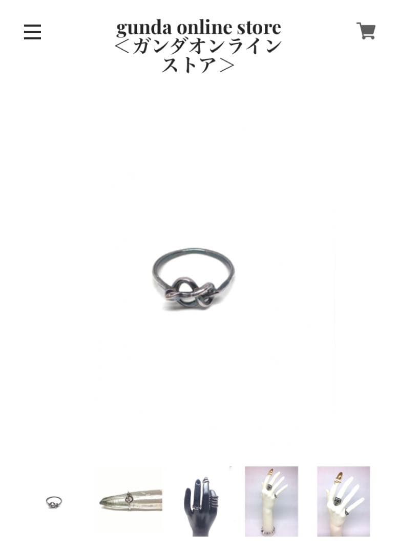 アクセサリー gunda STEALTH MICROS RING