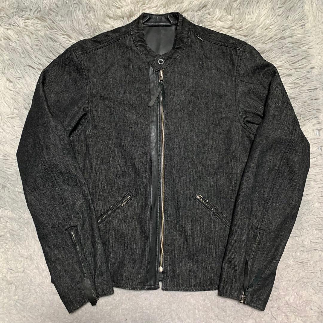 極美品 希少 LL KADOYA カドヤ シングルライダース レザージャケット