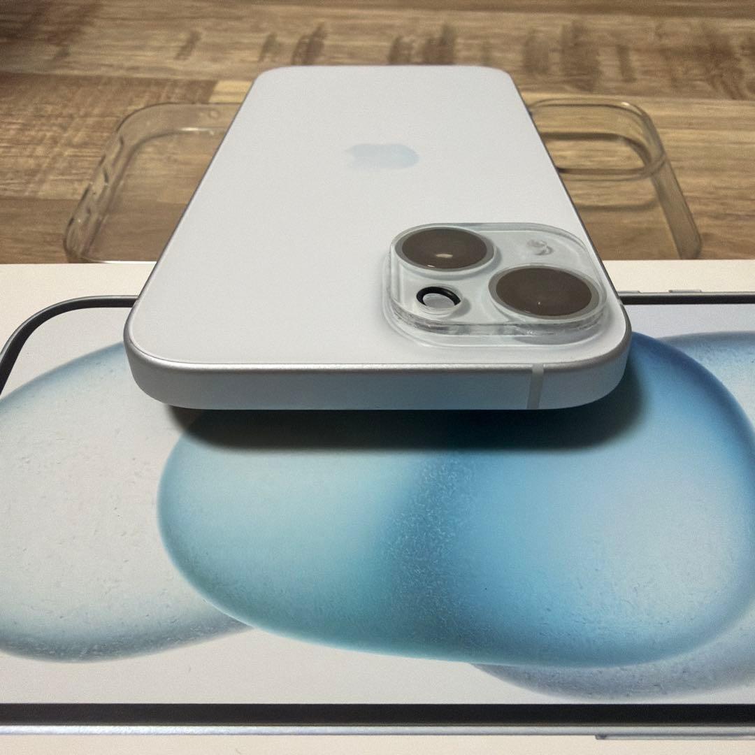 【美品】iPhone15 128G SIMフリー　ブルー