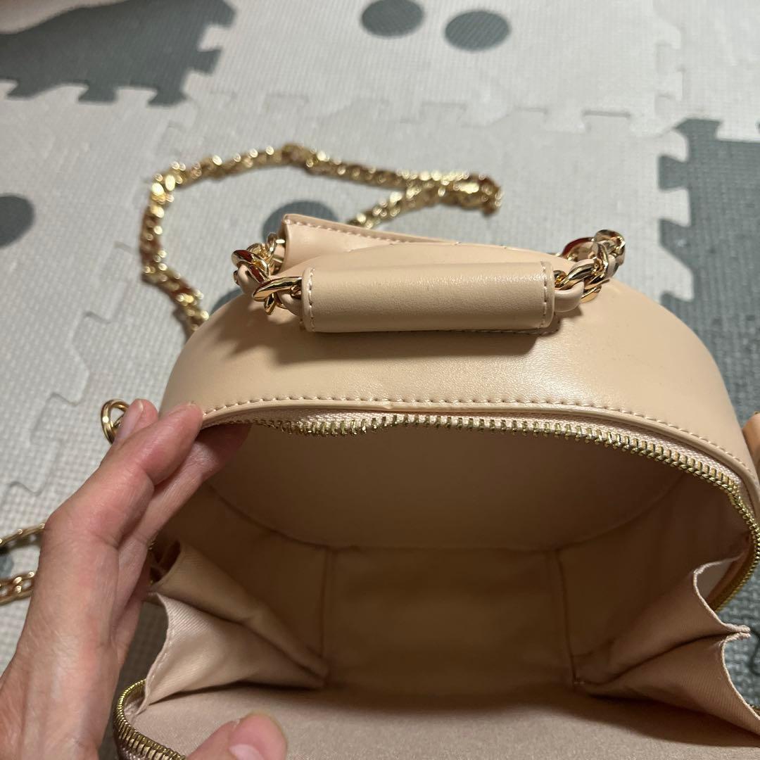 Darich.ピンクレザー、ショルダーバッグ