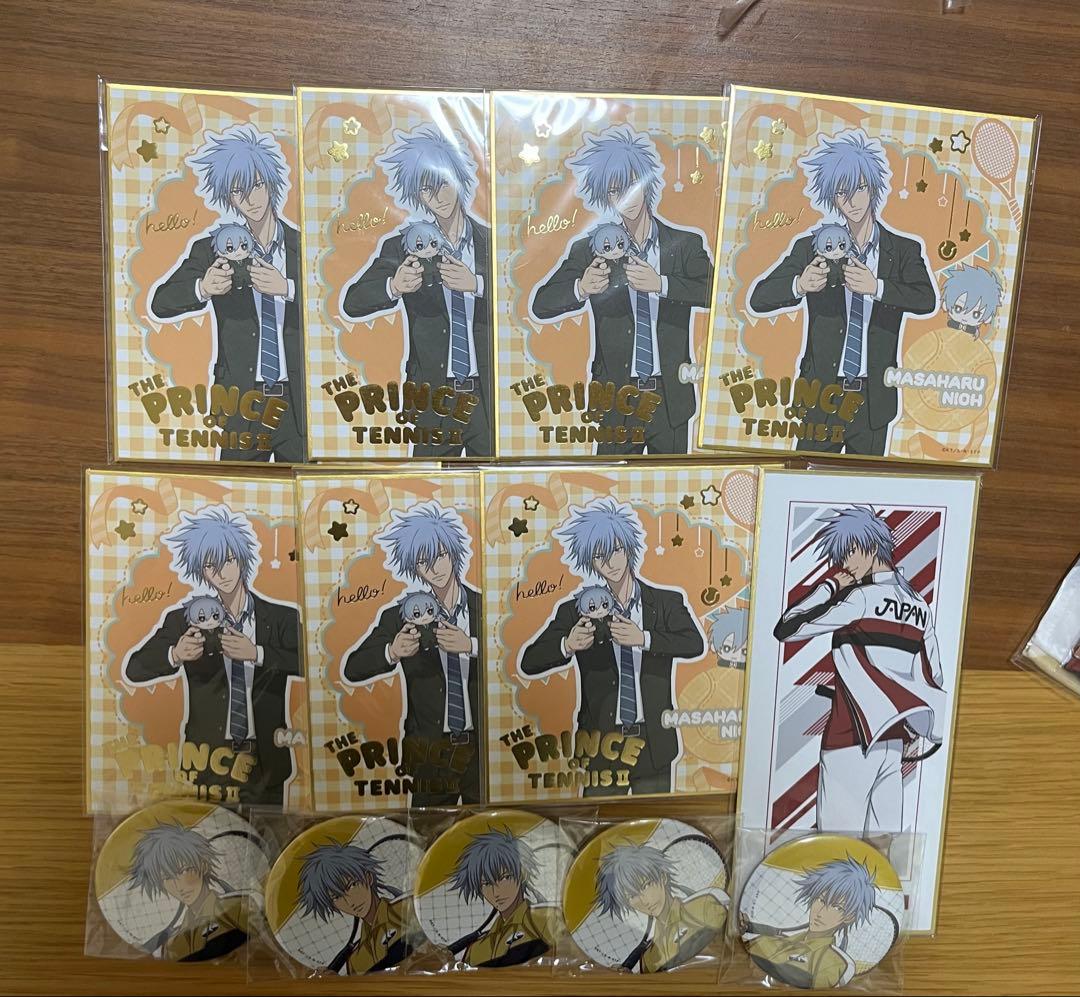 テニスの王子様 テニプリ 仁王雅治 色紙 缶バッジ 前髪クリップ