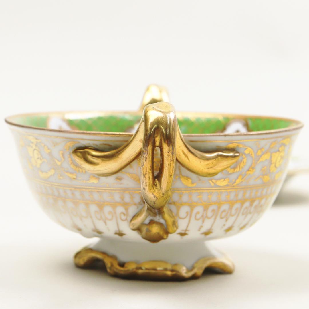 リヒャルト クレム工房 ワトー画 チョコレートカップ＆ソーサー