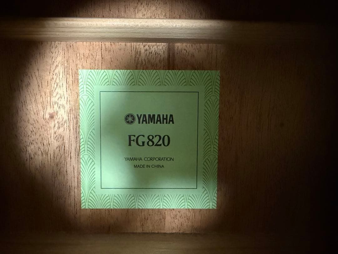 YAMAHA FG820 アコースティックギター ブラック