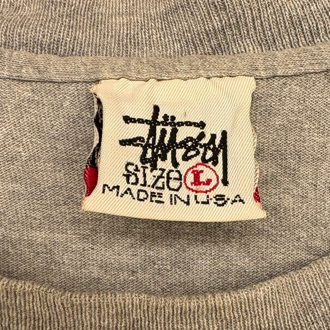 OLD STUSSYオールドステューシーのビンテージTシャツ　白タグ　Lサイズ
