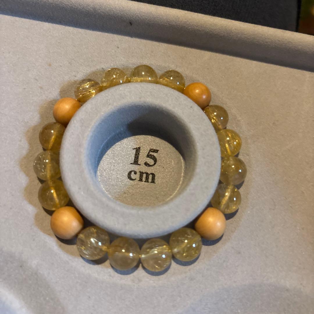 ルチルに柘植をつけてみました！ズンとくるのに落ち着く！