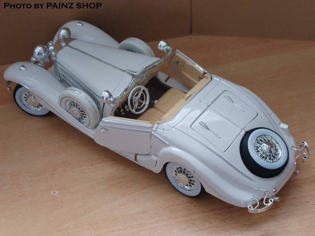 1/18 メルセデスベンツ500K 白 Specialroadster1936