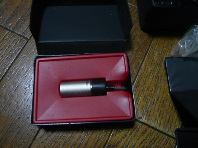 SONY コンデンサーマイク　 ECM-31M 2箱、ECM-16 木箱入り