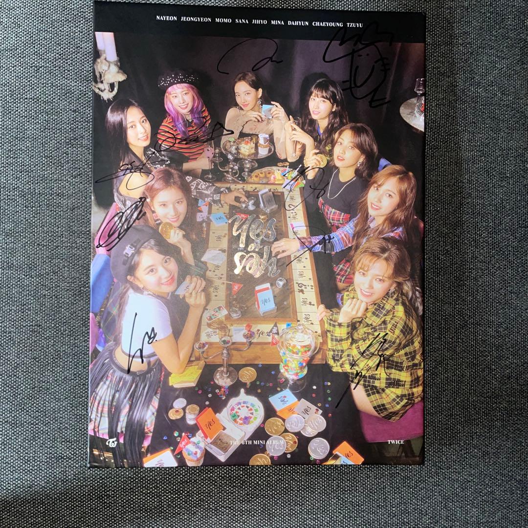 TWICE 直筆サイン入りCD