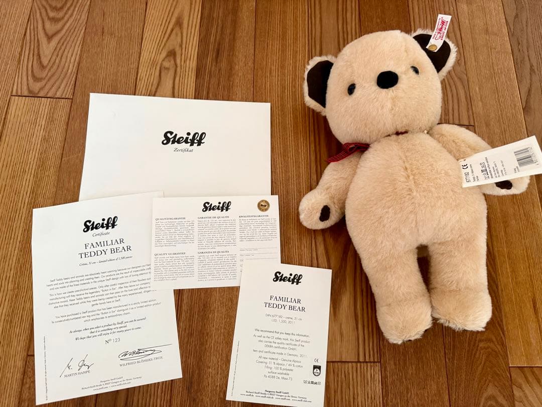 完売品 新品未使用 ファミリア シュタイフ 限定ファミちゃん