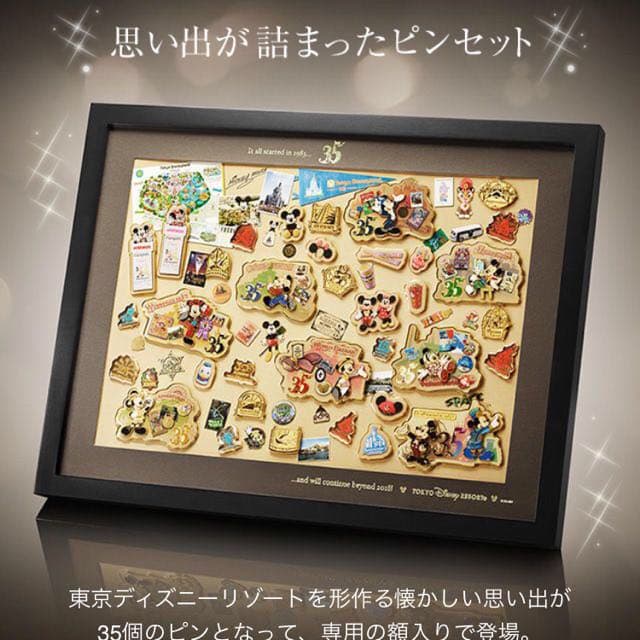 【限定品】ディズニー35周年記念　ピンバッチセット