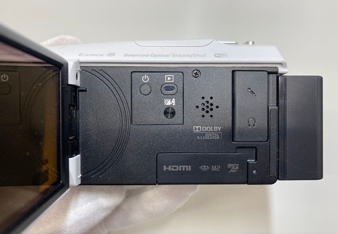 SONY HDR-CX680 ホワイト ビデオカメラ 本体