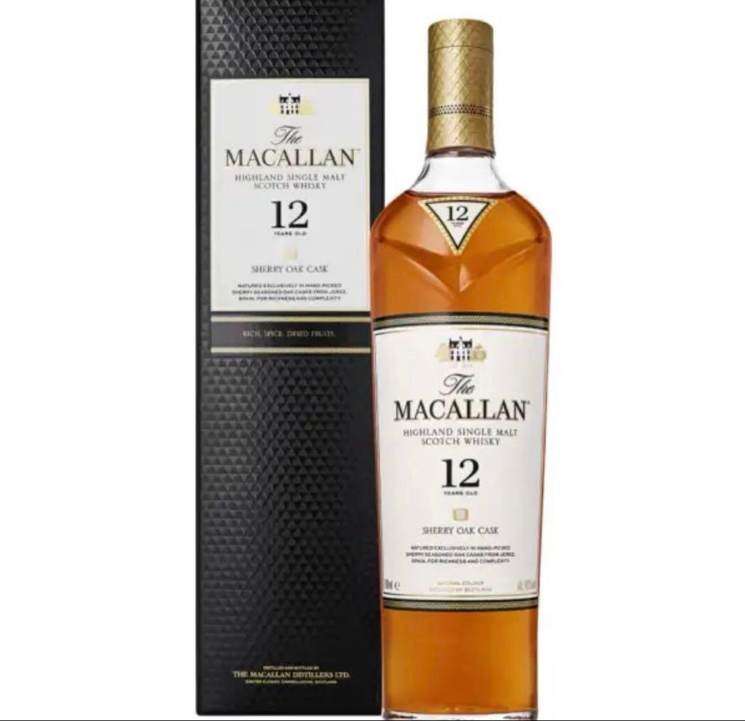 ウイスキー The Macallan 12 Year Old Sherry Oak