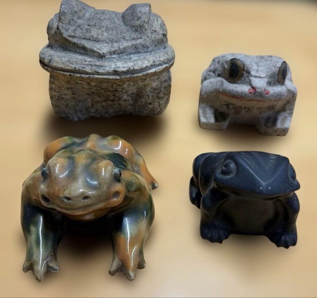 カエル 蛙 frog 置物 縁起物 インテリア 30点 レア 希少 まとめ売り