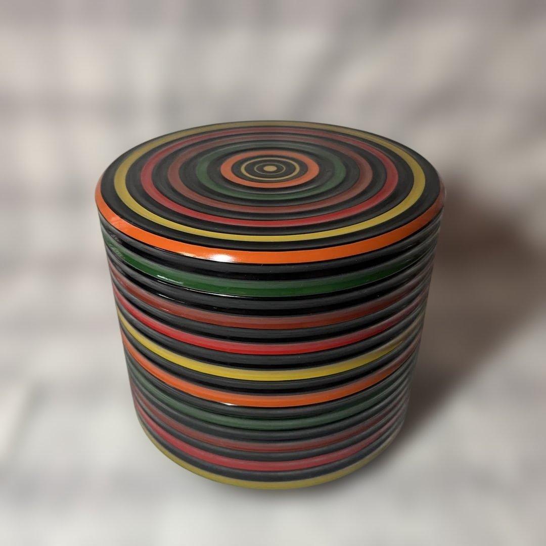 象彦　独楽　丸重箱 2段