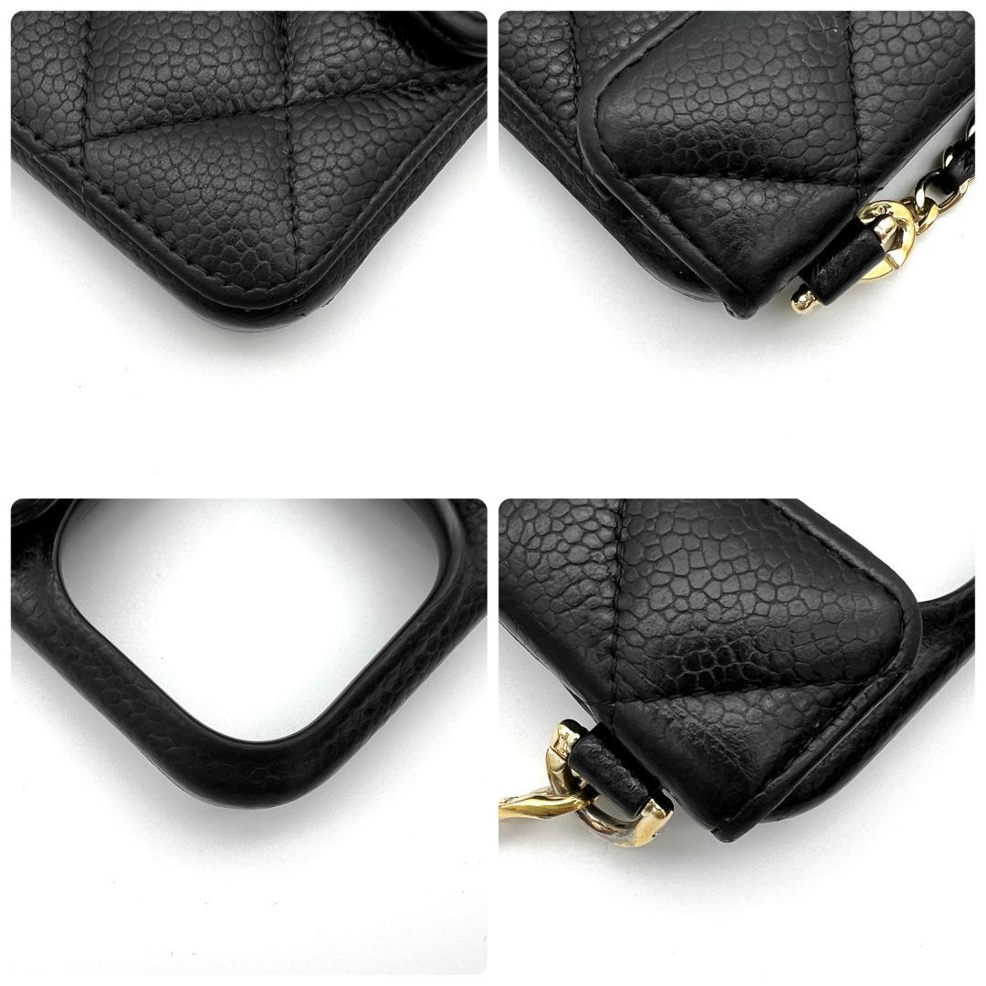 シャネル キャビアスキン マトラッセ iPhone 15 PRO A769