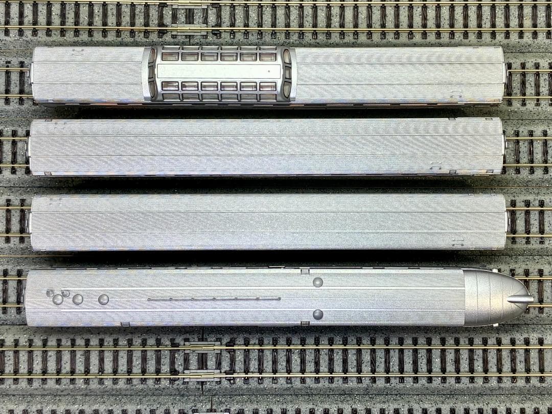 秘・埋蔵品 ”コルゲート客車8両“＆牽引機”PA-1/PB-1“、フル編成モデル