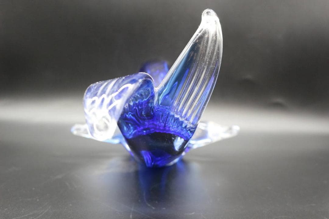 Marcolin クジラ クリスタルガラス オブジェ スウェーデン製 マルコリン