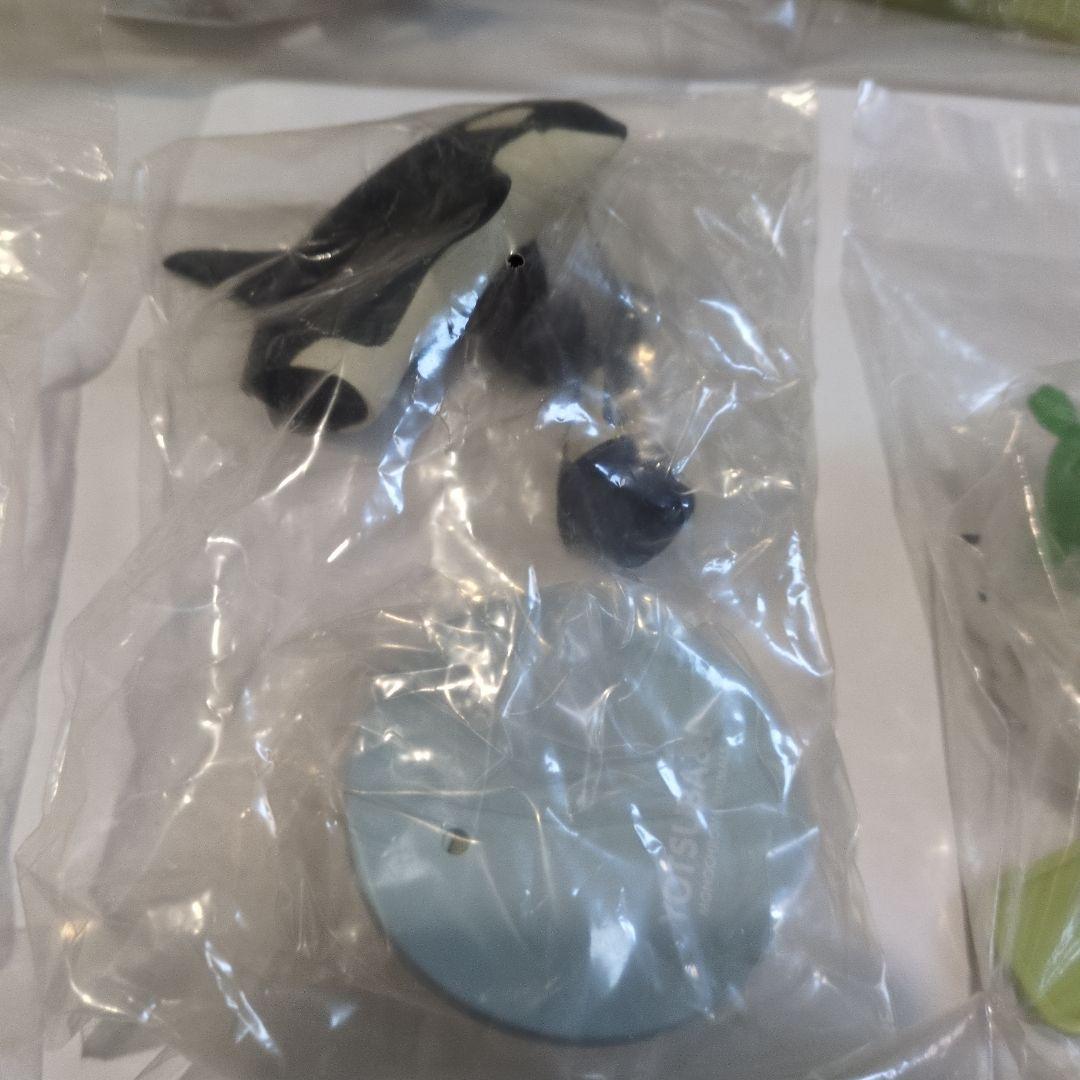 よつばと　しろとくろのどうぶつ　フィギュア　８点セット