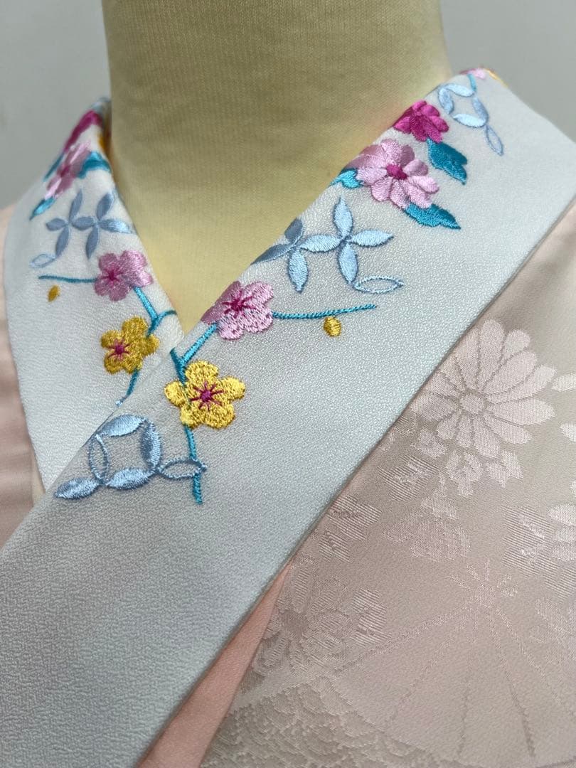 振り袖　フルセット　別誂長襦袢付　小柄な方に♪ オレンジ　振袖　金彩加工　627