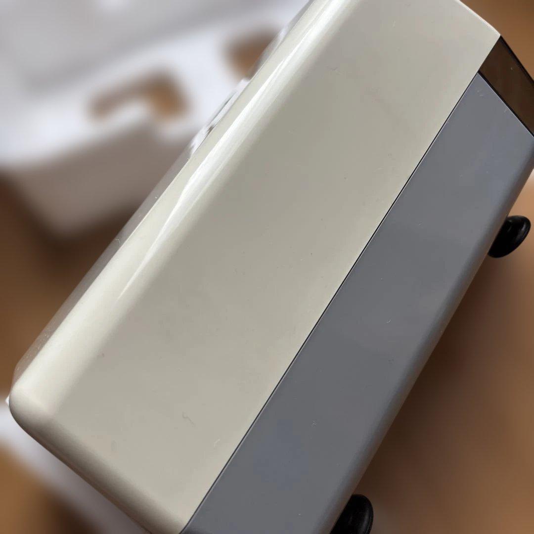 三菱電動シャープナー ES-19 鉛筆削り アイボリー 昭和レトロ