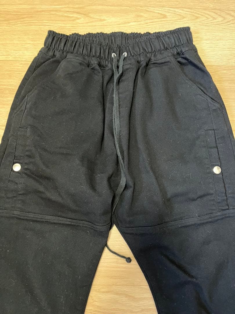 試着のみ indepict ストレッチパンツ L 黒 y.t.