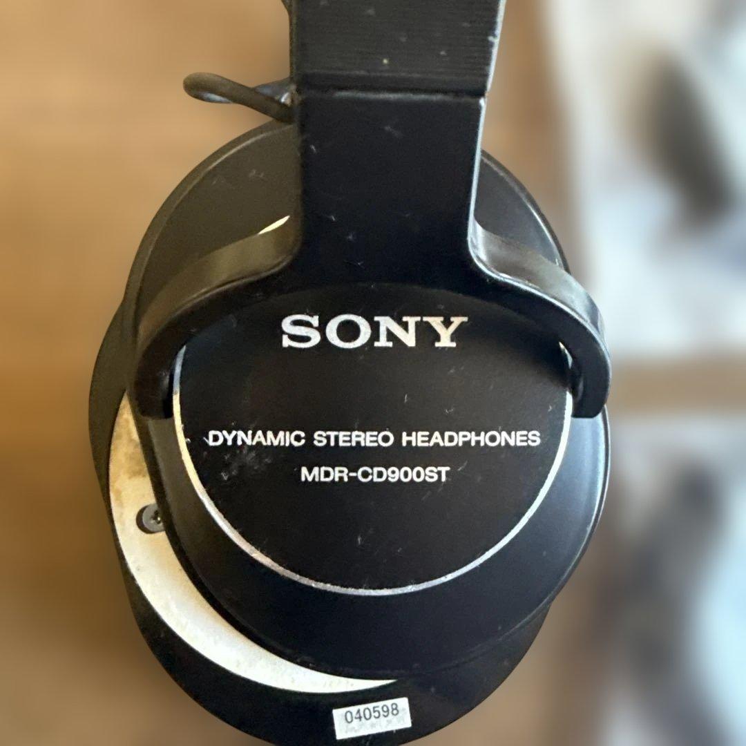 『新品イヤーパッド付き』SONY MDR-CD900ST 有線ヘッドホン　中古