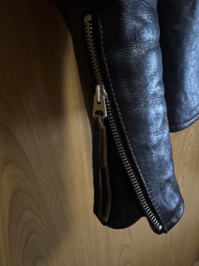 リアルマッコイズ BUCO シングル レザー ライダース ジャケット J-100