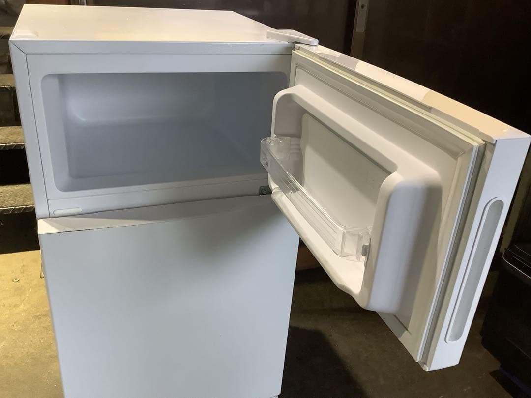 マクスゼン 2ドア冷蔵庫 JR087ML01WH 87L 2021年製