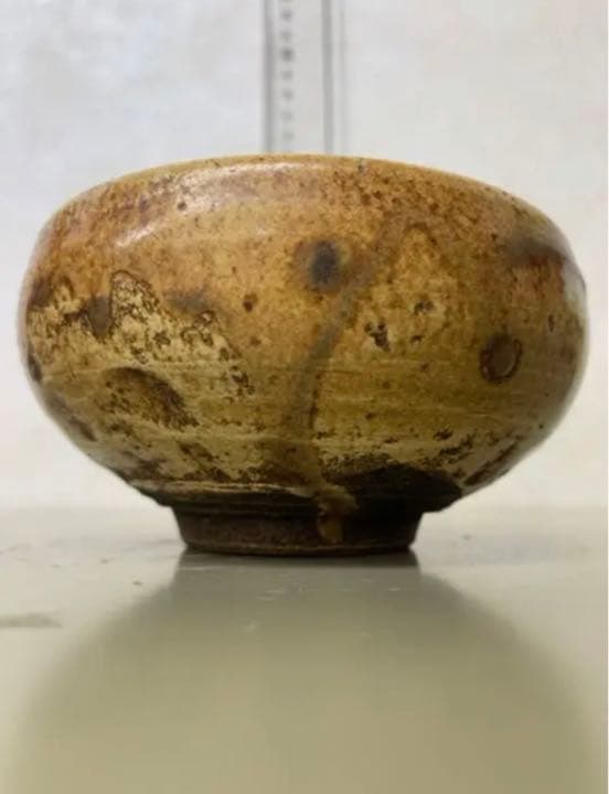 黄瀬戸 茶碗　アンティーク　 唐物　古美術品　コレクション骨董　江戸　青磁