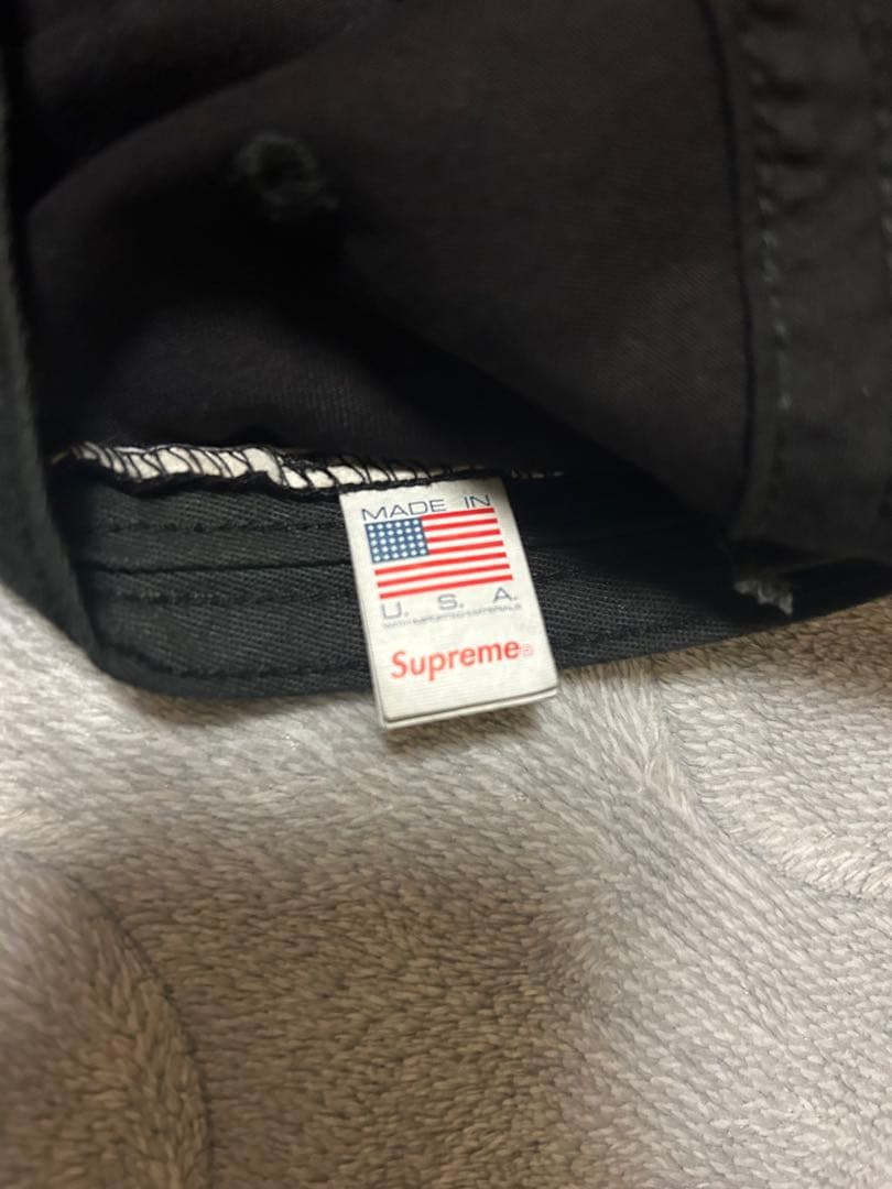 Supreme キャップ 黒
