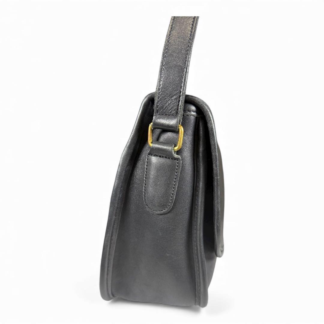 オールドコーチ COACH ターンロック レザー ショルダーバッグ　ビンテージ