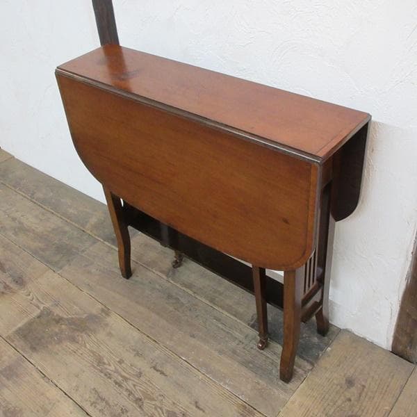 イギリス アンティーク 家具 サザーランドテーブル サイドテーブル 6152e