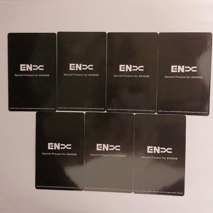 【即発送】ENHYPEN フリート FC 限定 トレカ コンプリート 7枚セット