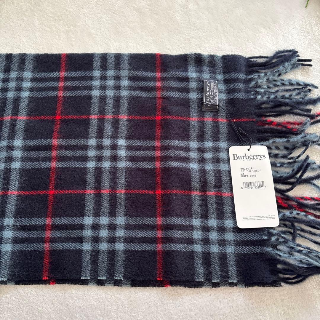 新品タグ付き✨BURBERRY LONDONラムウール100%マフラー