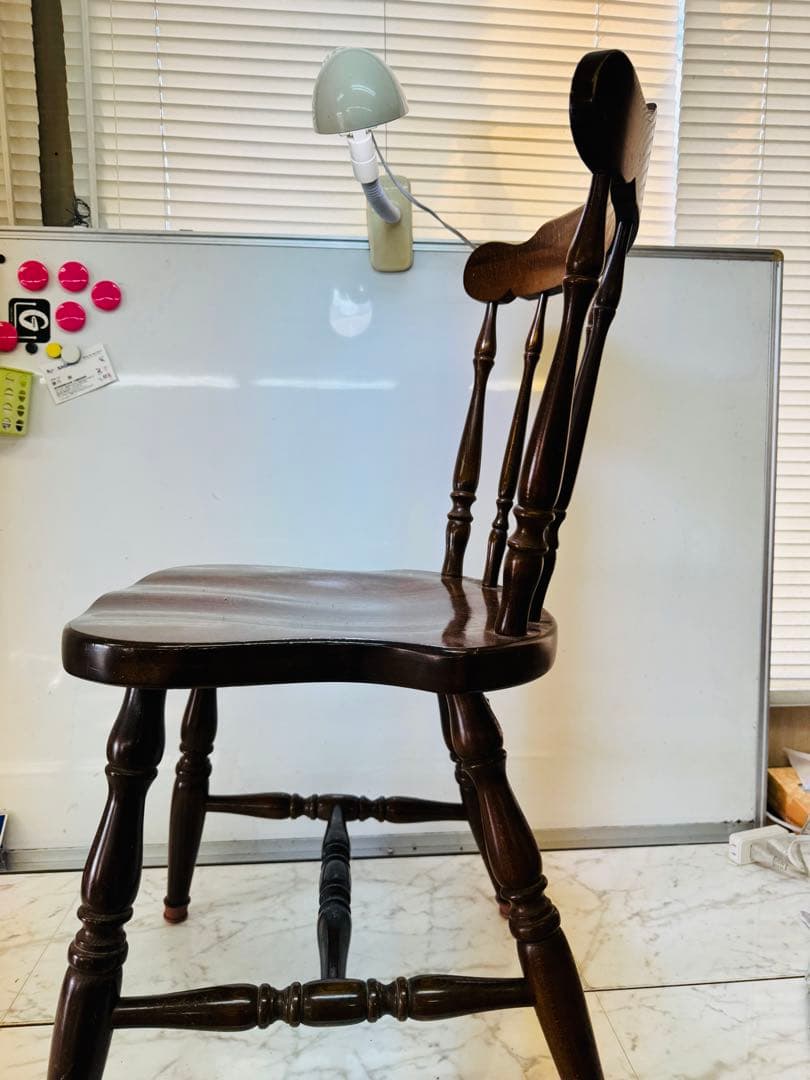 柏木工　ウィンザー　スピンドル　木製　ダイニングチェア　ビンテージ　昭和レトロ