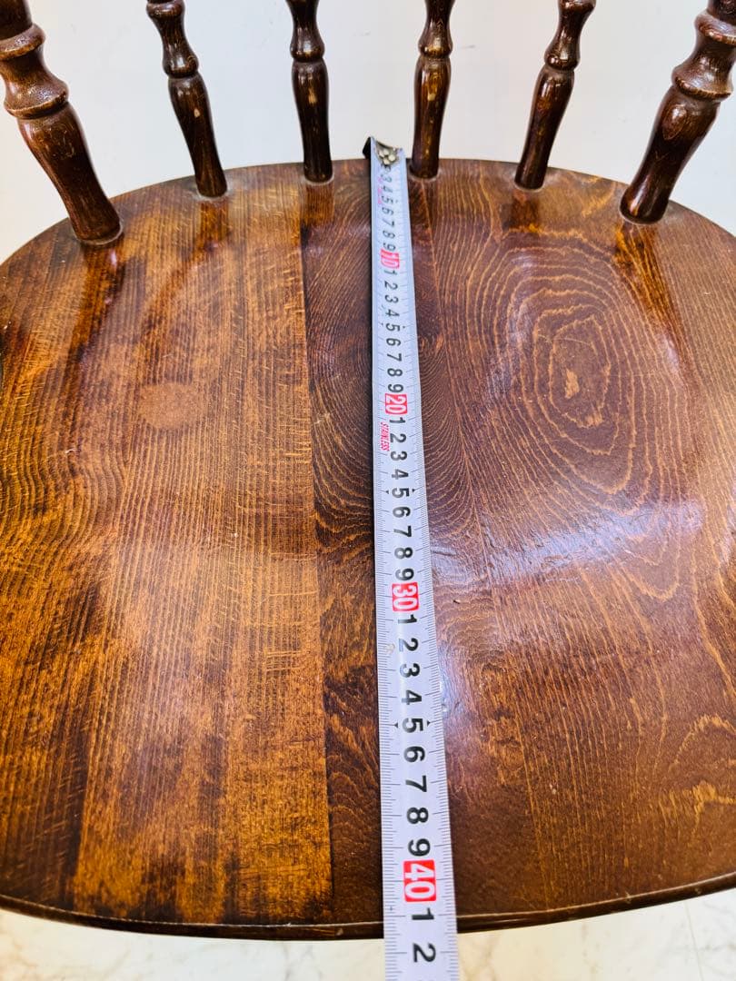 柏木工　ウィンザー　スピンドル　木製　ダイニングチェア　ビンテージ　昭和レトロ