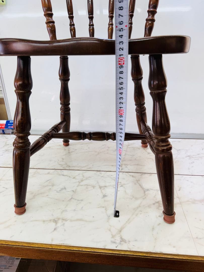 柏木工　ウィンザー　スピンドル　木製　ダイニングチェア　ビンテージ　昭和レトロ