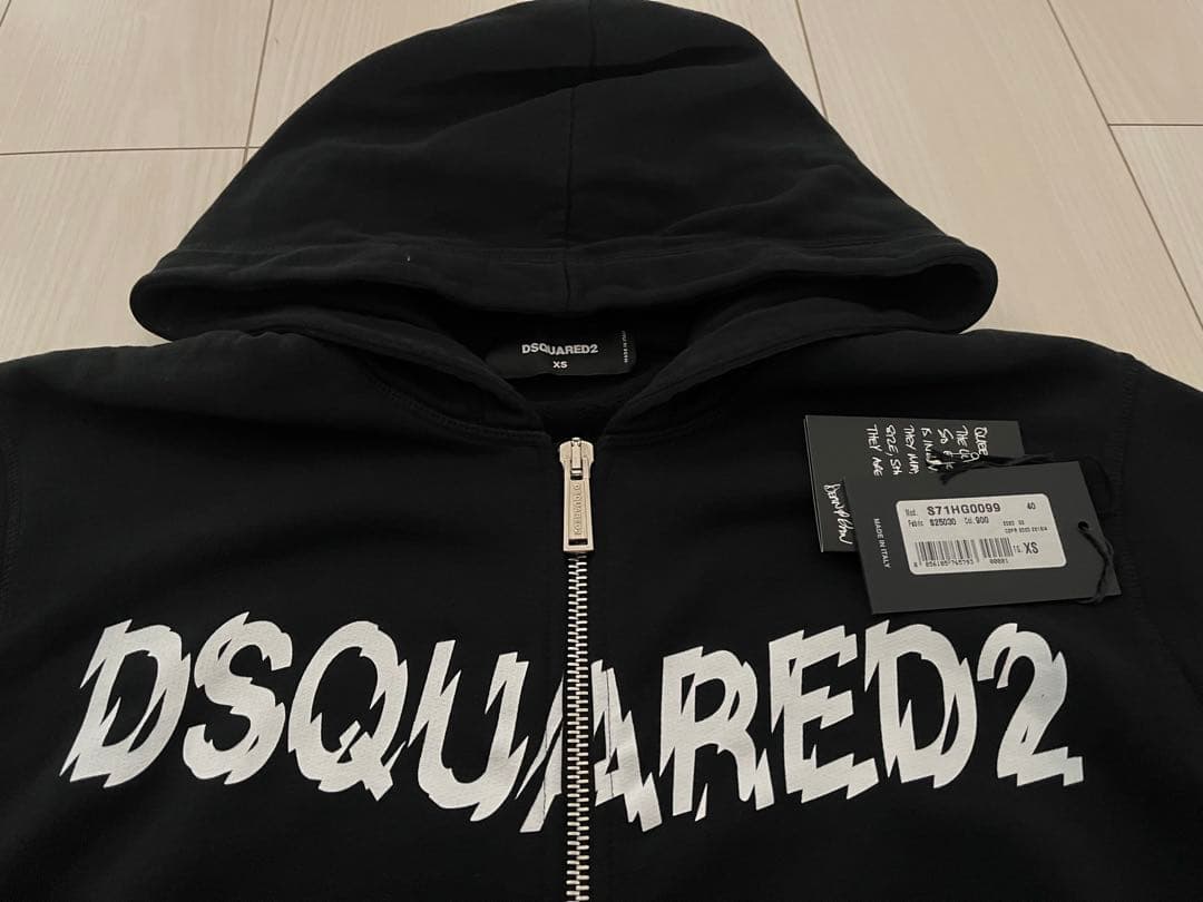 ピーマン 新品 DSQUARED2ディースクエアード パーカー XS 42