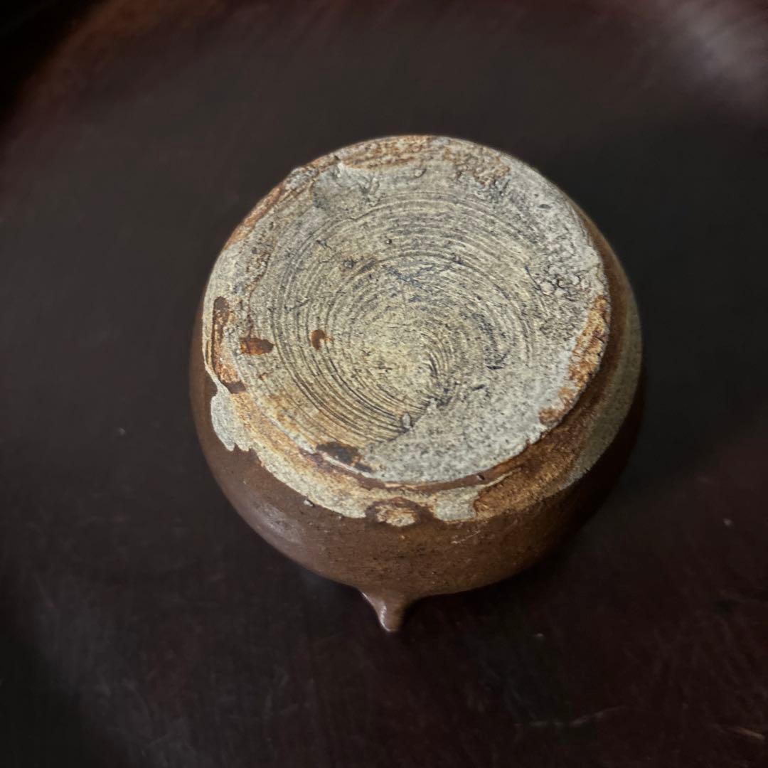 古瀬戸水滴　古道具　アンティーク　骨董　古備前　花器　古民芸　検:李朝　白洲正子