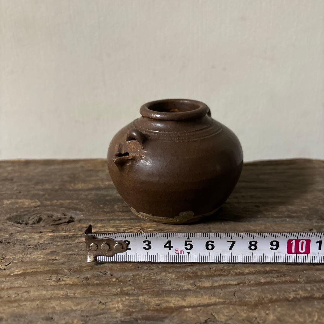 古瀬戸水滴　古道具　アンティーク　骨董　古備前　花器　古民芸　検:李朝　白洲正子